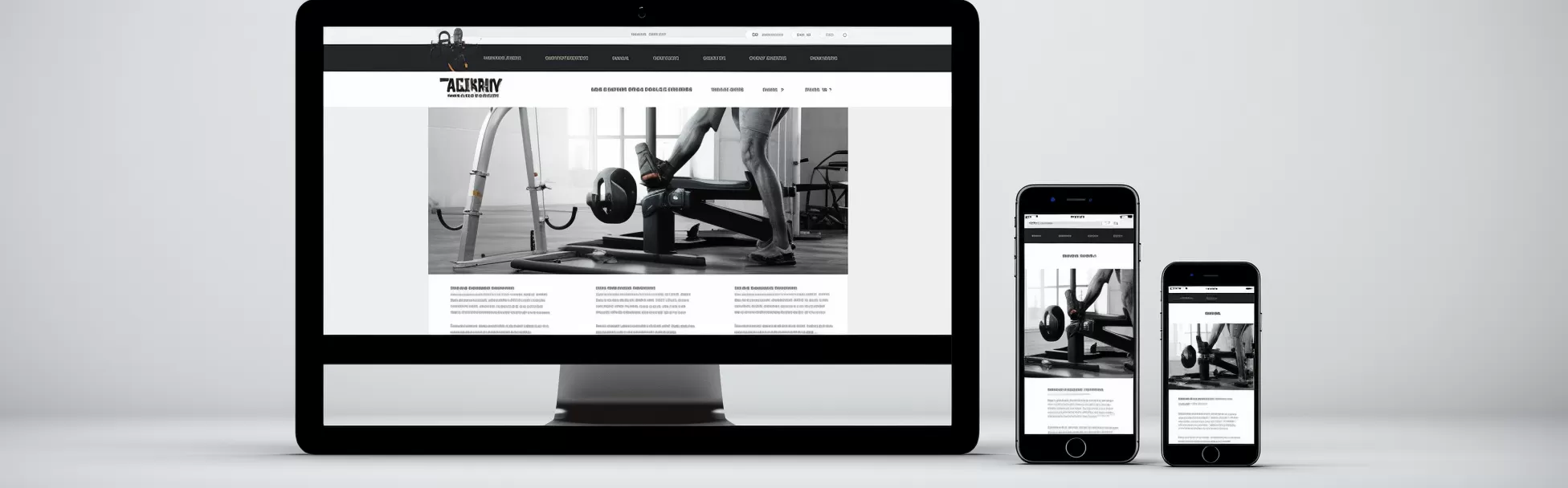 Spor Salonu Web Sitesi Tasarımı